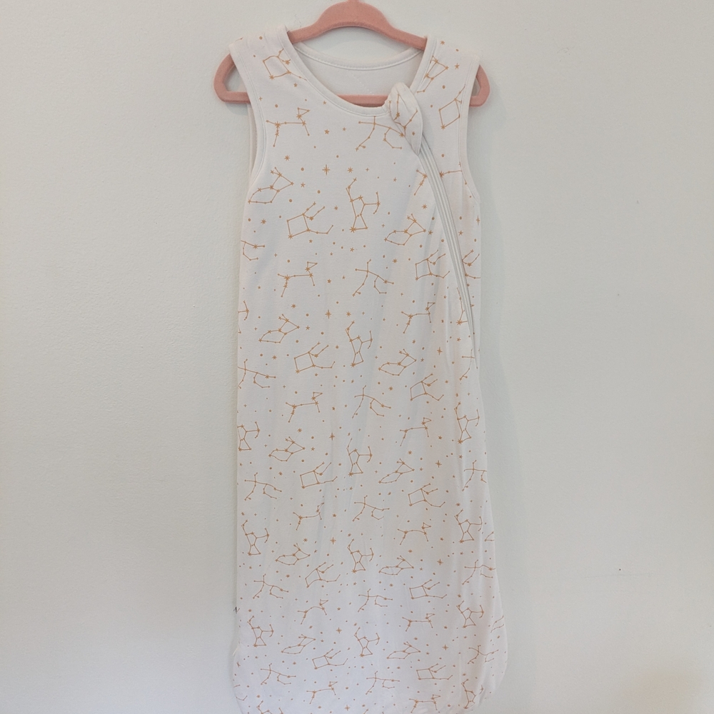 Kyte BABY White and Orange Constellation Sleep Sack